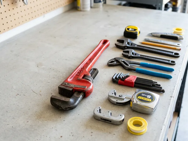 Professional plumbers in Walnut Grove, TN equipped with top-tier tools for residential and commercial plumbing services.